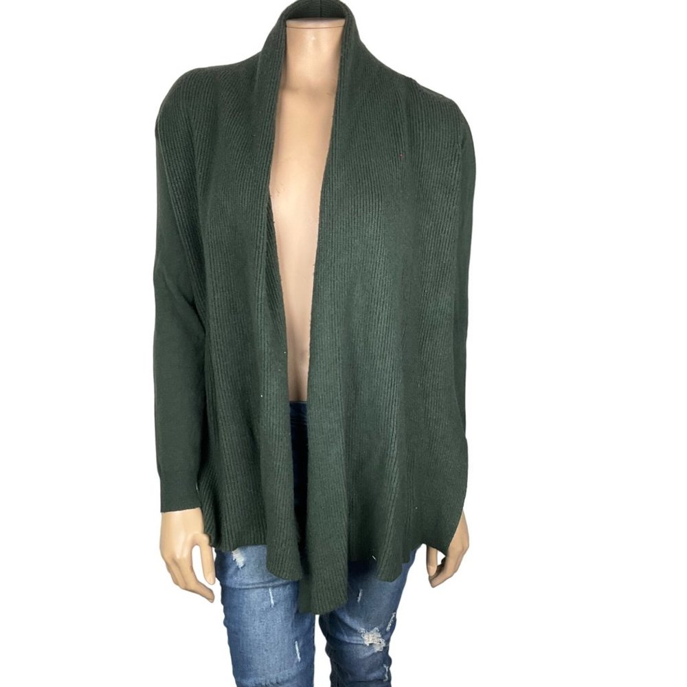 Cyrus Long Open Front Cardigan Women's Small